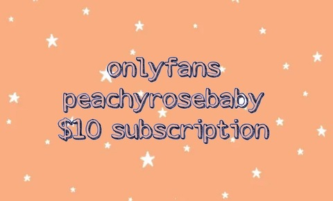 peachyrosebaby onlyfans leaked picture 1